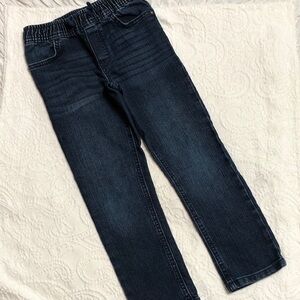 OshKosh B'gosh Classic Blue Jeans Girls Size 6/6A Elastic Waist